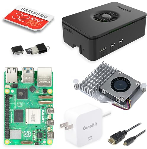 CanaKit Raspberry Pi 5 Essentials Starter Kit (4GB RAM)