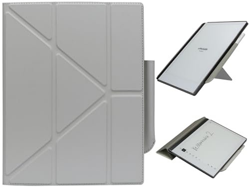 ZhaoCo Étui pour Remarkable 2 -Tablette Papier 10,3 Sortie 2020, Coque Housse en Cuir PU Book Folio Cover avec Porte-Stylo Intégré - Beige