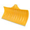 Pala da neve invernale in plastica e acciaio, multifunzione, spessa, strumento di rimozione grande in acciaio al manganese (giallo)