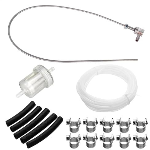 Oil Tank Pipe, Oil Tank Sender Standpipe | Inline Heating Hose - Clip Kit - Stand Pipe - Replacement - Air Heat Lines Kit Rustproof Secure Clip - Hose for Car Accessories