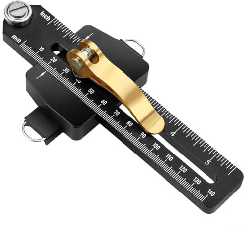 Modello di taglio a fette sottili, sega da tavolo regolabile, compatibile con seghe a nastro standard, seghe da tavolo e tagliatrici (nero)