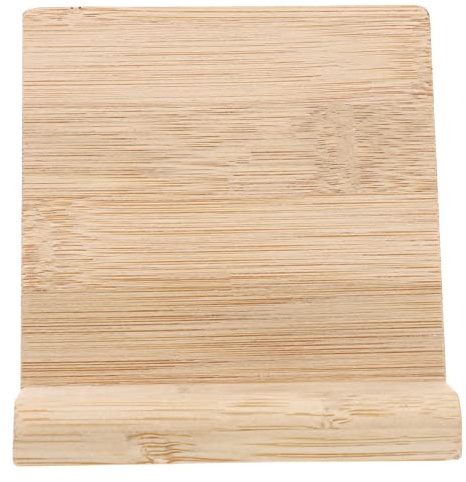 Uonlytech Bamboo Display Board Base Desktop Name Plate for Payment Codes Engraving 10 x 6 for Offices Events and Business