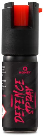 Qhoney - Spray Anti Agression de Poche 15ml - Marqueur Visuel Discret pour Réagir Immédiatement en Cas de Situation à Risque