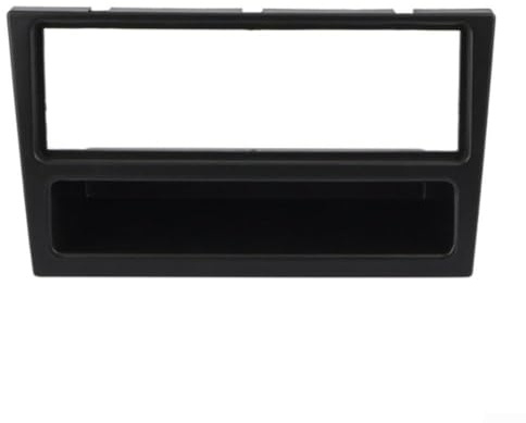 Marco de salpicadero de radio de coche para Opel Corsa C 2004-2009 B Vivaro Reproductor de CD estéreo Panel de plástico negro