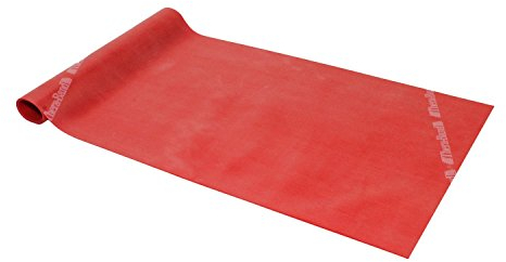 Thera-Band® original Übungsband + Übungsbuch gratis ca. 3m lang (Rot)