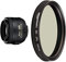 Nikon AF-S DX Nikkor 35mm 1:1,8G Objektiv (52mm Filtergewinde) & Amazon Basics Zirkularer Polarisationsfilter - 52mm