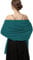 Chiffon-Schals, Schals für Braut, Hochzeit, Party, Abendkleid und besondere Anlässe Kleider, Tealgreen, Länge (79) * Breite (19)