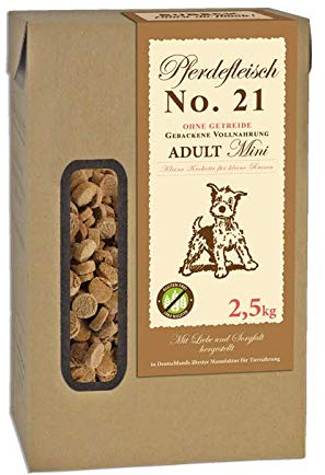 Bubeck Trockenfutter für kleine Rassen getreidefreie Premium Vollnahrung Single Meat (Pferd, 2,5 Kg)