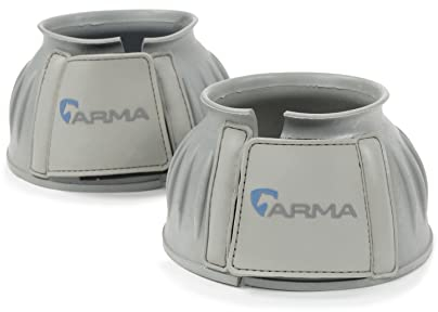 Shires ARMA Hufglocke Touch & Close XXL grau