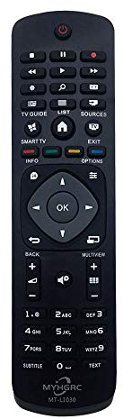 MYHGRC Télécommande universelle pour téléviseur Philips - Aucune configuration requise