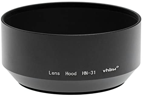 vhbw Gegenlichtblende kompatibel mit Nikon Nikkor Objektiv AF 85/1,4D Objektiv - Streulichtblende, Schwarz