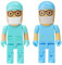 USB-Stick 32GB Doktor, 2er-Pack USB-Flash Drive Pendrive USB Memory Stick aus Silikon Geschenke für Kinder(32GB,Doktor*2)