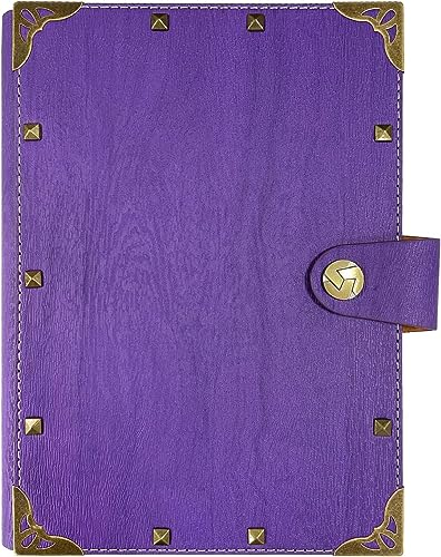 Aomiduo Notizbuch A5 Tagebuch für Erwachsene Journal Ringbuch A5 Nachfüllbar Notizbuch vintage Leder mit Nieten 100 sheets paper Verfügbar als Skizzenbuch Reisetagebuch