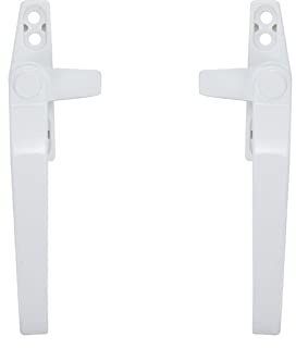 Savagrow Casement Window Latch Locking Handles Grips,Right&Left Hand,White