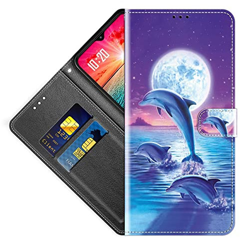 vingarshern Klapphüllen Kompatibel mit Samsung Galaxy A04S Handyhülle Flip Case Tasche Lederhülle Handytasche Hülle Leder Magnetverschluss Brieftasche Klapptasche,YJS04P-02