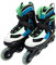 FASports Karuso Inlineskates Erwachsene 37-41, Inliner Kinder 29-34, Inliner Kinder 35-40 Mädchen/Jungen, verstellbar, 80 mm LED-Rollen, Inliner Damen/Herren, 37-41