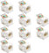 Lot de 10 connecteurs de réseau Ethernet RJ45 CAT5e Keystone Cat5 - Adaptateur de prise murale UTP pour réseau Internet Ethernet LAN