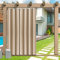 Tenda da Esterno Con Occhielli - Resistente Alle Intemperie, 24 Colori, Per Balcone, Patio, Portico, Pergola, Gazebo - 1 Pezzo, B120xH213CM