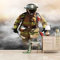 Wandbilder Fototapete - Feuerwehr Soldat - Tapete Zum Abziehen Und Aufkleben - 3D-Wandbild Für Kinderzimmer, Wandkunst, Poster, Bild, Junge, Mädchen, Schlafzimmer, Geschenk, Dekorati 350(B)x256(H)cm