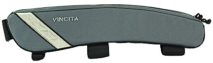 Vincita VOYAGE Rahmentasche für Brompton Bike (Grau, Groß) - 2L Brompton Fahrradzubehör