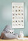 Adventskalender zum Befüllen, Kinder, Stoff, Alternative zu Tüten, groß xxl, Holz, Idee für Weihnachten 2023, hängend, Wandkalender, Wandteppich, wiederverwendbar, für Mädchen Jungs [Weiß]