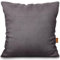 Miqio® Kissenhülle Sula | hochwertiges Leinenkissen 40x40 cm | 100% Leinen | Sofakissen und Dekokissen | Deko für Wohnzimmer oder Schlafzimmer | dunkelgrau anthrazit