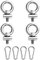 Newwyt Awning Rail Stoppers 4mm Awning Stops Accessories Equipment Campervan Camping Tent Motorhome Awning Rails Hooks