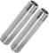 Fitvell Lot de 2 raccords de tuyau en acier inoxydable 304 NPT x 3/8'' NPT fileté mâle 100 mm de longueur, Cache Tuyau Plomberie
