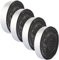 LDXDRU 4 Roll 2.4 Inch X 32.8 Ft Aluminum Foil Pipe Insulation Wrap, 5mm Thick Self Adhesive Water Pipe Insulation Foam Tape, Winter Pipe Insulation Wrap Cover Pipe Foil Insulation Roll
