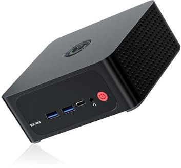 TRIGKEY Mini PC, Ryzen 9 6900HX (jusqu'à 4,9 GHz, 8C/16T), 16 Go DDR5 500 Go SSD, S6 Mini Ordinateur Prend en Charge AMD Radeom 680M 12 Core 2400 MHz, HDMI, WiFi-6, BT5.2, LAN 2,5G, Business Mini PC