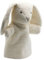 Cute Since 1999 Cremefarbene Hase Handpuppe für Kinder ab 0 Monate - Biologische Handpuppe für Junge & Mädchen - Sachen & Geschenk für Neugeborene - Hase für Puppentheater Kinder - 26 x 20 cm