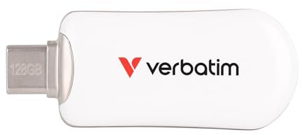 Verbatim Plectra USB-C Flash Drive 128GB weiß
