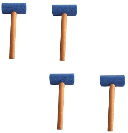 Milisten 4Pcs Educational Foam Hammer for Hammer Props for Creative Play Safe for Home Decoration and Parties Great for Fine Motor Skills Development