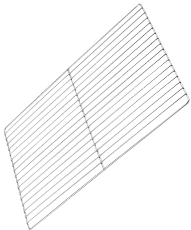 FUTUREORYY Edelstahl Grillrost BBQ Gitterrost Rostfrei Robustes Back Grillgestell für Holzkohlegrill Outdoor Camping Gleichmäßiges Grillen Langlebig und Formstabil