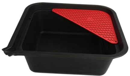 BaotyJie Vaschetta di scarico per, attrezzo anti-schizzi per garage, vaschetta di raccolta olio, attrezzo per riparazione auto, 9 Litri