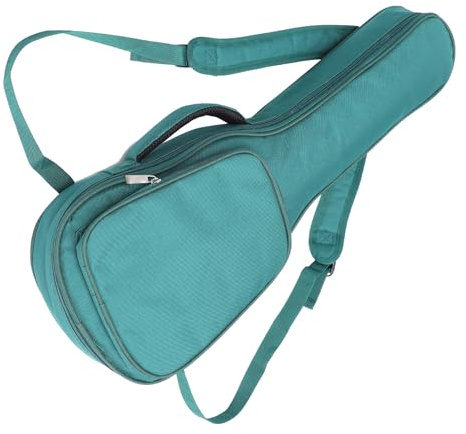 WHAMVOX Ukulelentasche 26 27 Zoll Tenor Gigbag mit Verdicktem Kunststoffring Doppelter Naht und Transparentem Frontfach Geeignet für 4 Saitige Instrumente im Alltag