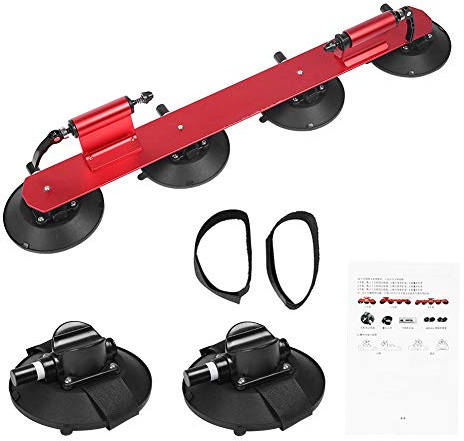 YUANKEECE Portabici per Auto, Lega di Alluminio, Capacità di 2 Biciclette, Carico di 20 kg, Supporto a Ventosa, per Mountain Bike e Bici da Strada