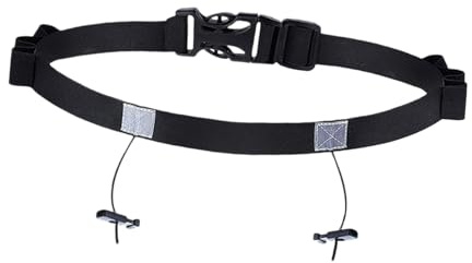 Laufgürtel Verstellbares Und Reflektierendes Sport Zubehör | Halter Für Laufstartnummern Für Damen Herren Fitness Outdoor Wandern Radfahren
