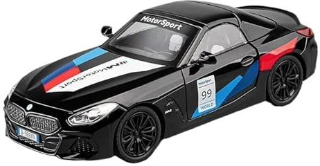 Druckgussfahrzeuge Motorfahrzeuge 1:22 for BMW Z4 M40i Statische Mini-Simulation Legierung Modellauto Wohnzimmer Sammlung Dekoration Fertiges Modellauto(Black)