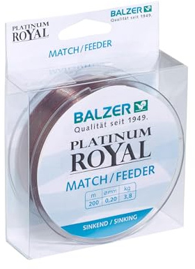 Balzer Platinum Royal Match/Feeder 200m sinkend 0,16mm