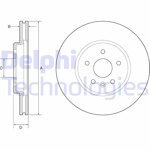 Bremsscheibe - Delphi BG4783C