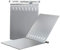 ROCOFF Metall-Klemmbrett, Aluminium, robustes Klemmbrett mit Abdeckung, Papierhalter in Briefgröße mit hoher Kapazität, ideal für Geschäft oder Studium