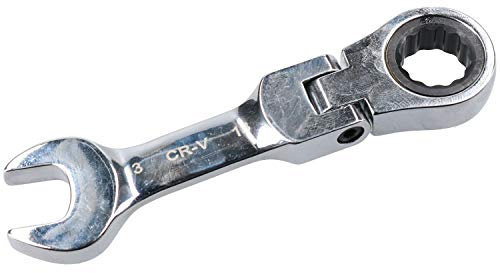 AB Tools 13mm Stubby Metric Flexible Flexi Head Ratchet Combination Spanner 72 Teeth