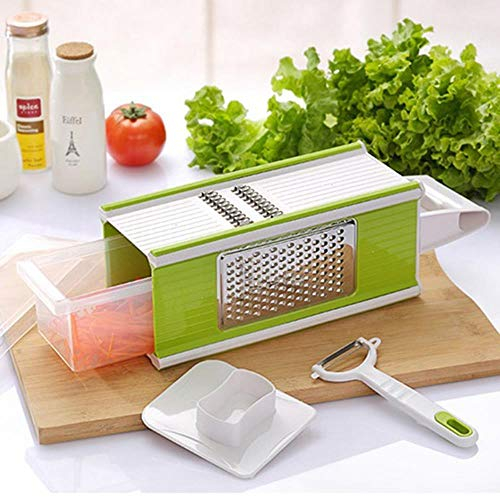 HEHELEBANG 4 Side Multifunctional Mandoline Slicer Vegetable Fruit Cutter Shredders Apple Potato Onion Peeler Chipper Grater Kitchen Gadget