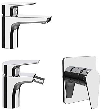 Fratelli Frattini Set rubinetteria lavabo Bidet e Incasso Doccia Senza deviatore Briotre