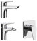 Fratelli Frattini Set rubinetteria lavabo Bidet e Incasso Doccia Senza deviatore Briotre