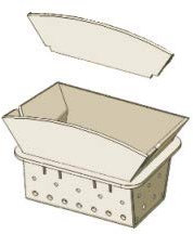 BRACIERE ORIGINALE MCZ PER STUFE A PELLET COD.43640815