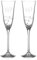 DIAMANTE Swarovski 60th Birthday or Anniversary Champagne Glasses – Pair of Crystal Champagne Flutes with Hand Etched “60” with Swarovski Crystals