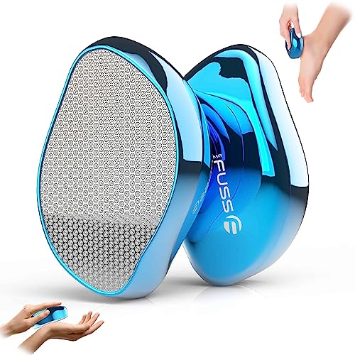 Mr. Fuss® Nano Glas 2 in 1 Hornhautentferner Feile - Hornhautentfernung Nass & Trocken - Hornhautfeile für samtweiche Babyfüße sicher & schnell
