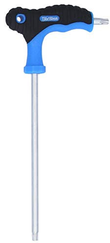 BRILLIANT TOOLS BT041016 Clés mâles coudées percées Torx® à poignée en T T30 x 150 mm [Powered by KS TOOLS]